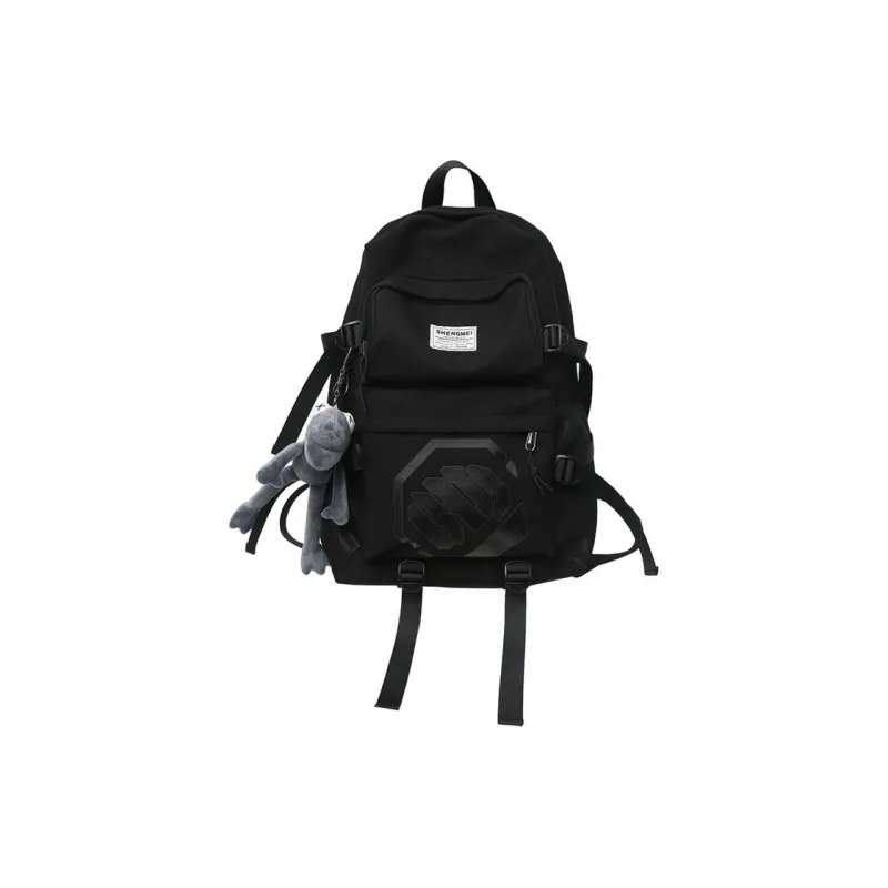 BALANG Nylon Travel Laptop Bag Backpack Regular Unisex Black/Black & Blue/Black & Green/Black & White-0
