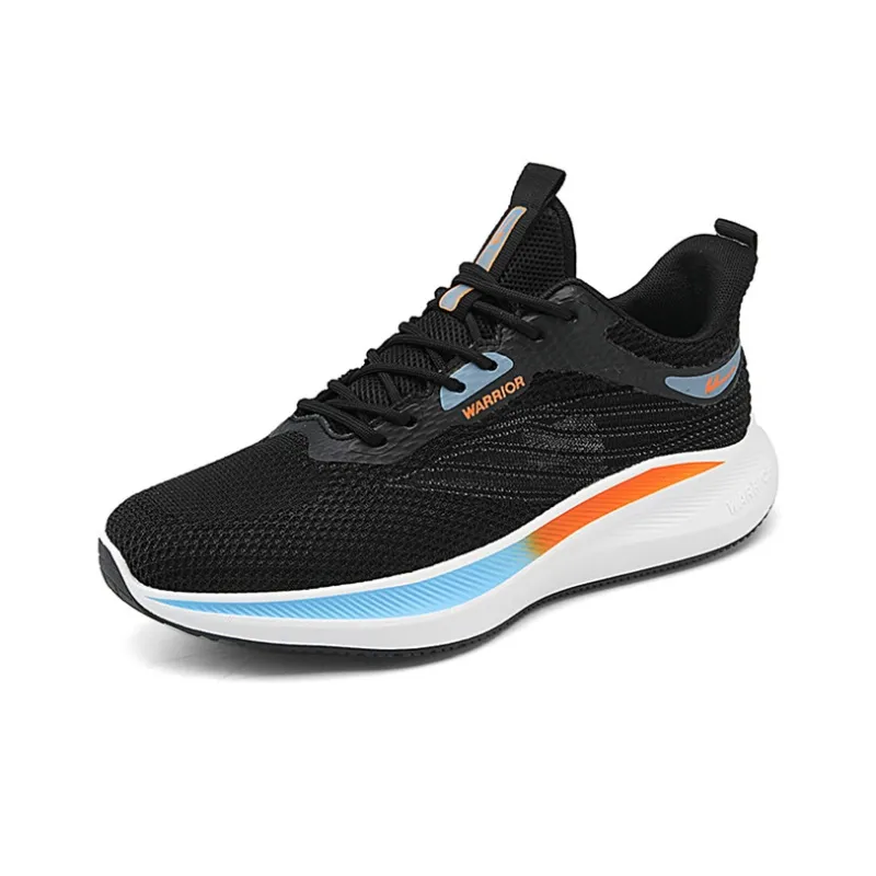Warrior Breathable And Lightweight Low Top Casual Running Shoes Men's Blue White-16