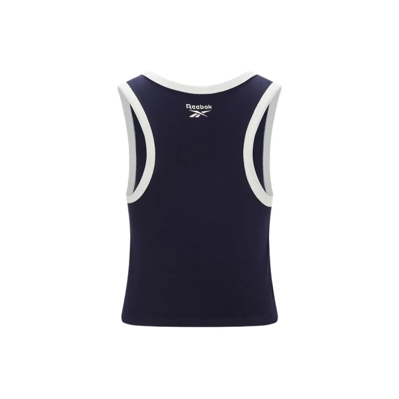 Reebok Tank Tops Women's Navy Blue-1