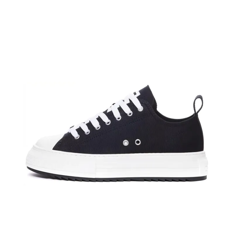 DSQUARED 2 Round Toe Platform Sneakers-0