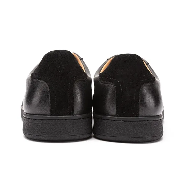 CHIORYN Low Top Skateboard Shoes Men's Black-3