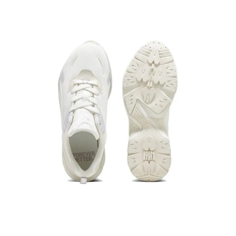 PUMA Phlox Tonal Cushioning, Slip Resistant, And Abrasion Resistant Low Top Running Shoes Women's White-3