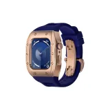 Rose Case, Blue Strap