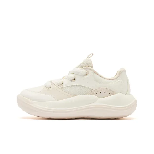 QIAODAN Cushioning Wear Resistant Low Top Casual Shoes Women's White