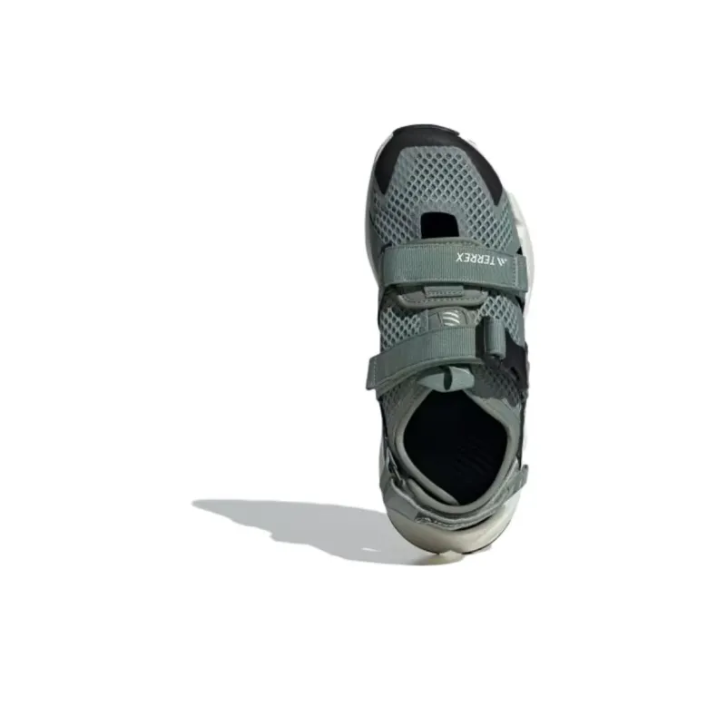 Adidas Terrex Hydroterra At Sandals Silver Green Core Black Crystal Jade-4