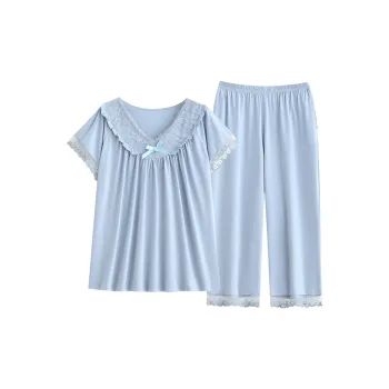 Follow The United States Pajama Set Women's Lake Blue