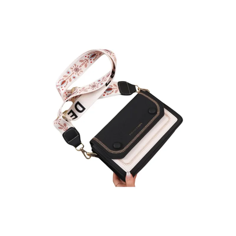Weymond Soft Leather Shoulder Bag Crossbody Bag Backpack Women's Black/Yellow Blue/Pink Green-1