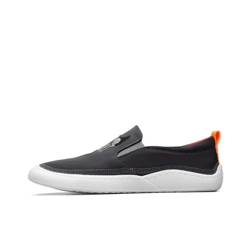 PARDASAUL Canvas Shoes Men Low Top Gray/Yellow