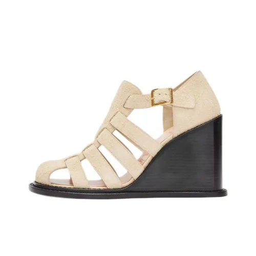 LOEWE Roman Sandals 9cm Women's Beige