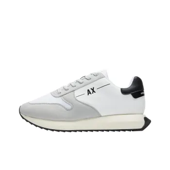 ARMANI EXCHANGEAE Low Top Casual Shoes Men's Gray White
