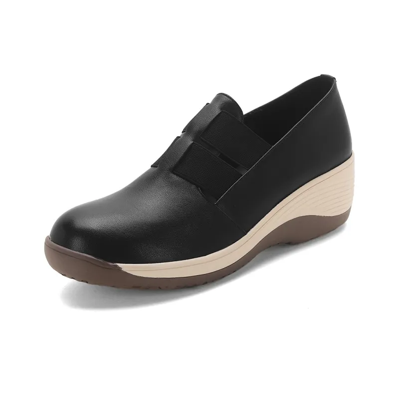 PIERCE GENTRY Loafers Women's Black/Beige/Yellow-1