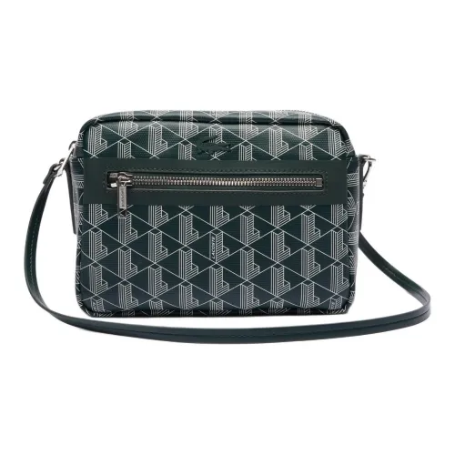 LACOSTE PVC Makeup Bag Women's Green