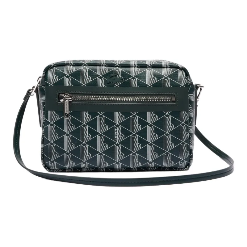 LACOSTE PVC Makeup Bag Women's Green-0