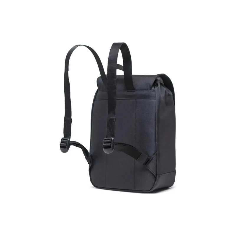 Herschel Recycled Material Backpack Mini Unisex Black-1