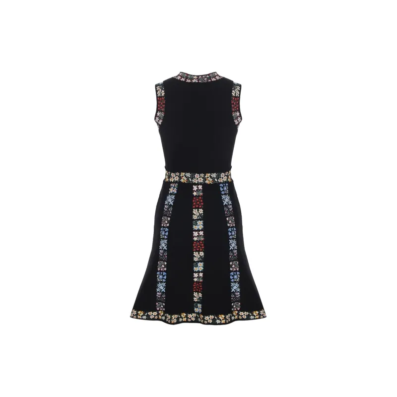 Valentino Sleeveless Dress Women's Black-1