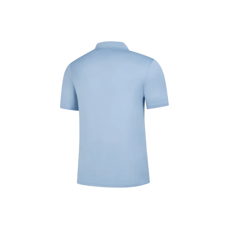 QIAODAN Polo Shirt Men's Soft Gray Blue-1