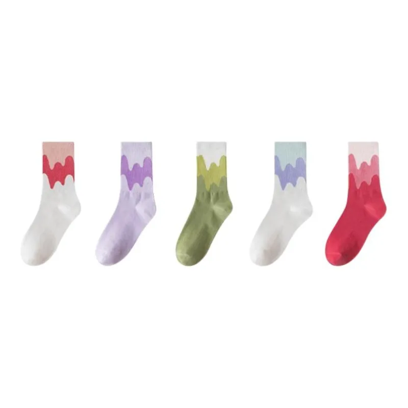 2323 Mid Calf Socks Women's 5 Pack-9