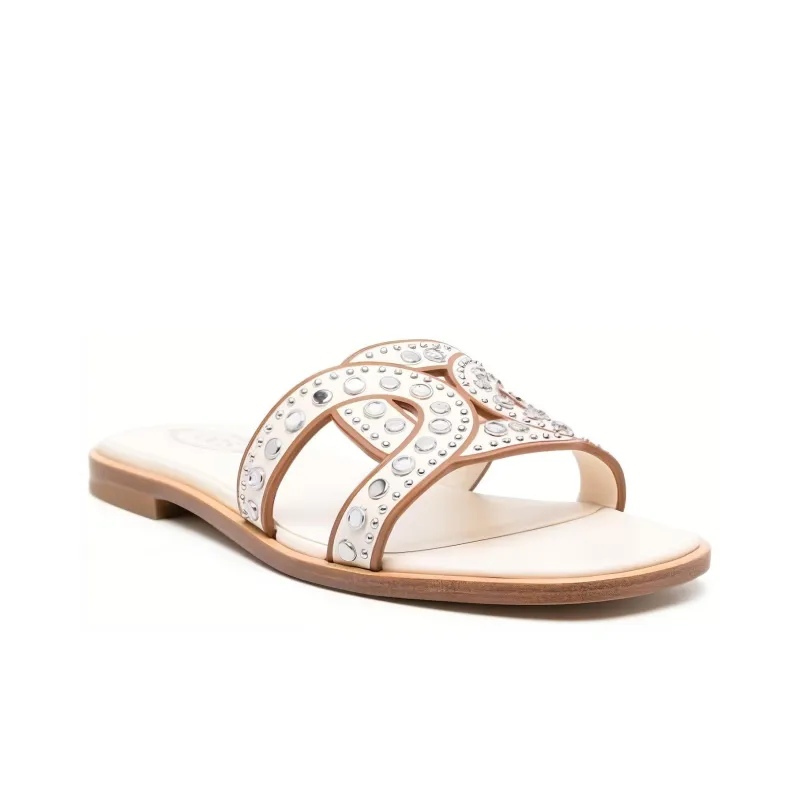 TOD'S Studded Slip On Sandals Women's-2