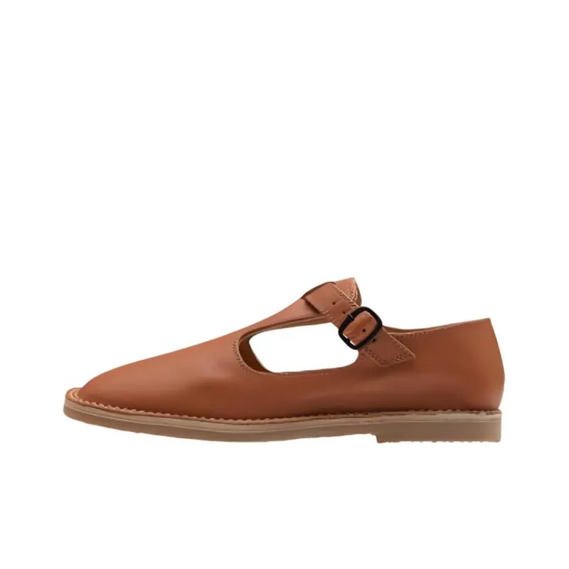 Hereu Casual Single Shoes Women's Brown-0