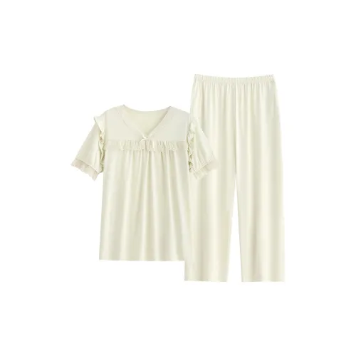 Follow The United States Pajama Set Women's Light Green