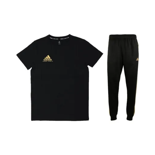 Adidas Casual Sportswear Men Black/Gold