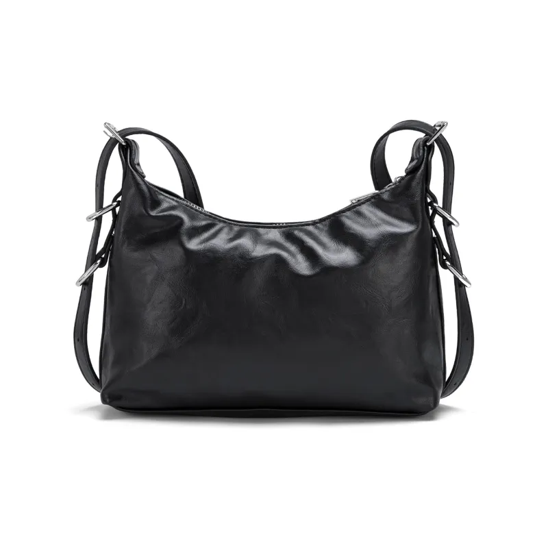 UNITE STAR PU Crossbody Bag Shoulder Bag Regular Women's Silver/White/Black-3