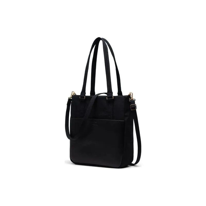 Herschel Nylon Tote Bag Shopping Bag Handbag Small Size Unisex Black-2