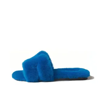 HERMES Oran Slide Slippers Women's Blue
