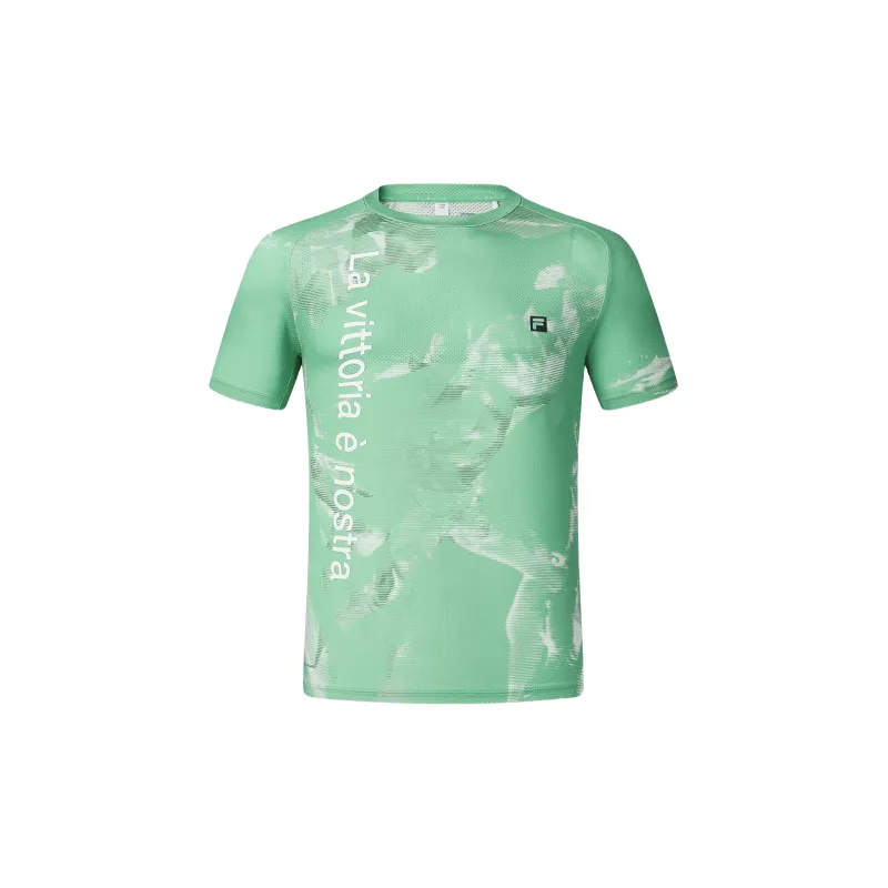 FILA T-Shirt Men's Pomegranate Green-1