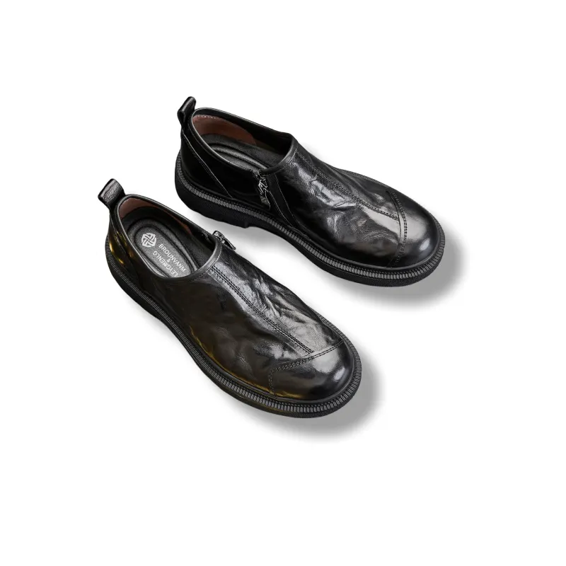 Brounvanm Casual Shoes Men's Black-5