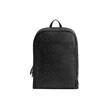 COACH Gotham Canvas Backpack Tubas Men's Charcoal
