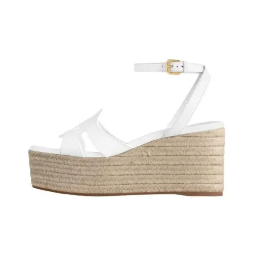 LOUIS VUITTON Isola Strap Sandals 4cm Women's White