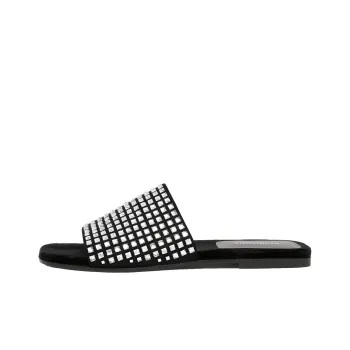 Burberry Slip Resistant Slide Slippers Women's Black