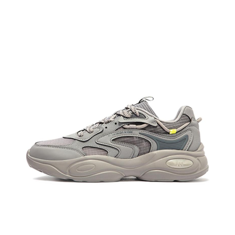 361° Casual Shoes Men Low-Top Zinc Iron Gray/Smoke Gray - POIZON