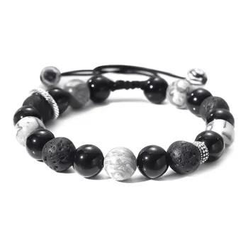 JUICY GRAPE Obsidian Bracelets Unisex