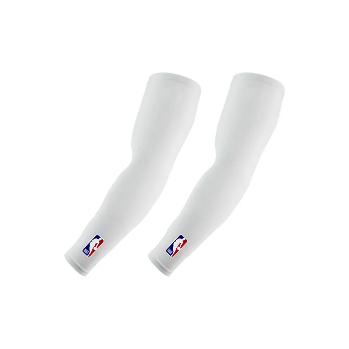 NBA Arm Guards 2 Pack Black White Unisex-3