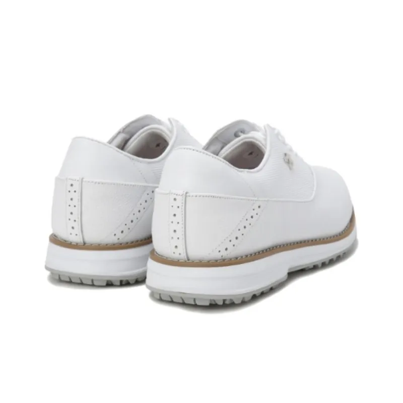DESCENTE PRO CLASSIC Cushioning, Wear Resistant Low Top Golf Shoes Men's White-2