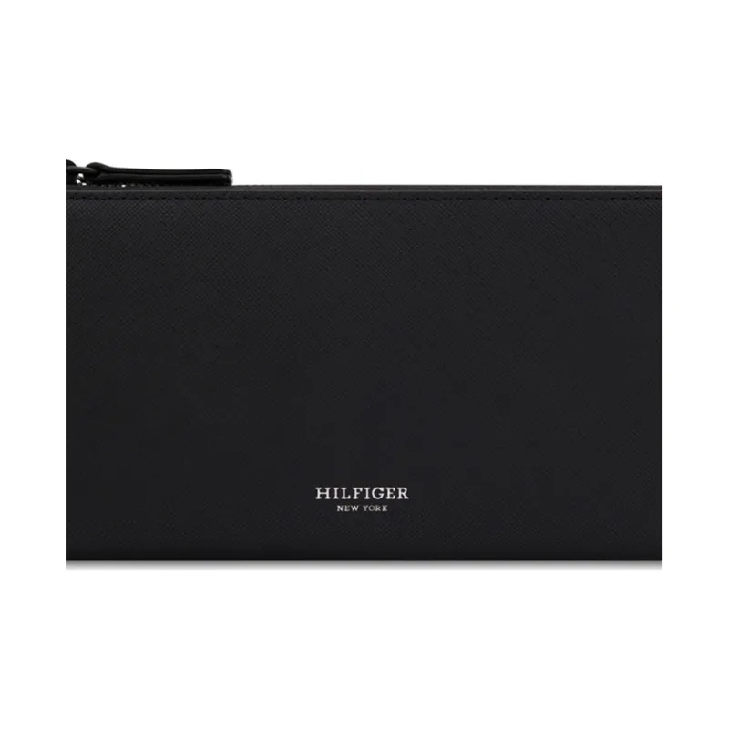 Tommy Hilfiger Cow Leather Wallet Regular Men's Black-4