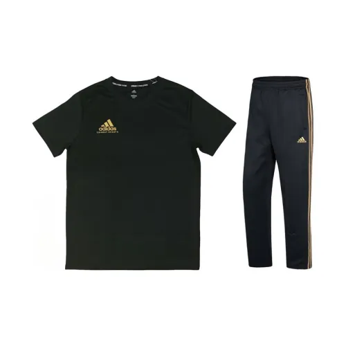 Adidas Casual Sportswear Men Black/Gold