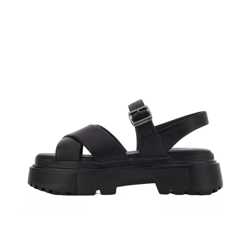 HOGAN Crossover-straps Flat Sandals-0
