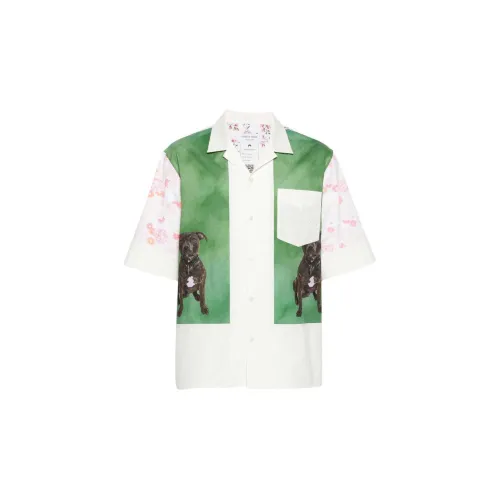 Marine Serre Shirts Unisex White