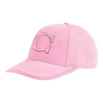 COACH Cotton Baseball Caps Women's Pink
