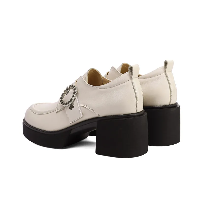 VEDULLAR Loafers Women's Black/Beige-7