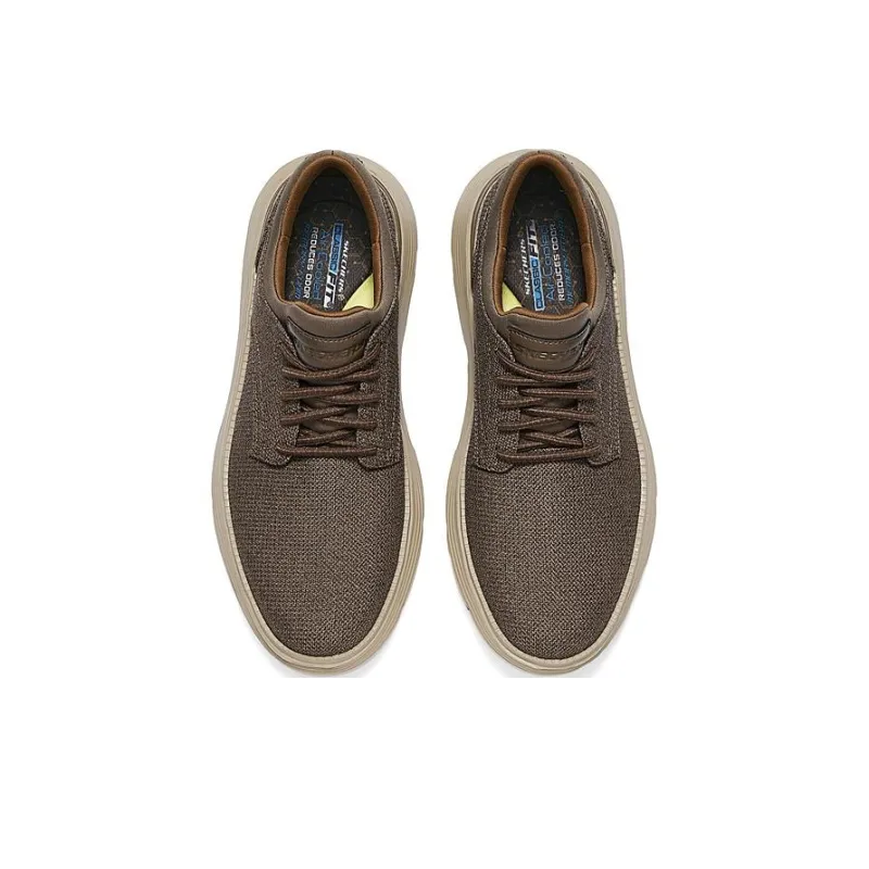 Skechers Abrasion Resistant Quick Dry Low Top Casual Shoes Men's Brown-2