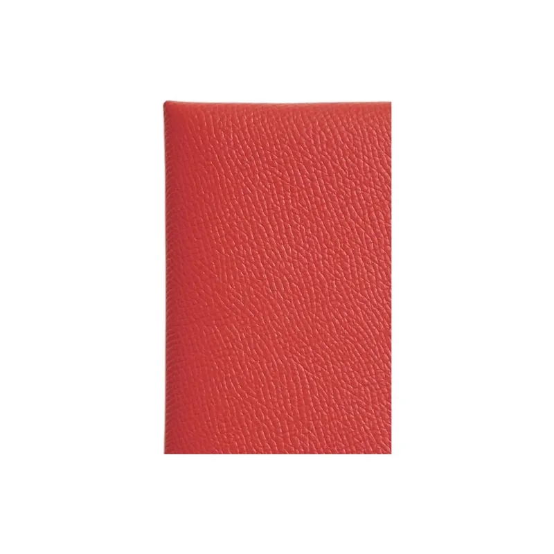 HERMES Epsom Leather Card Holder Mini Women's 9T Capucine Orange Red-2