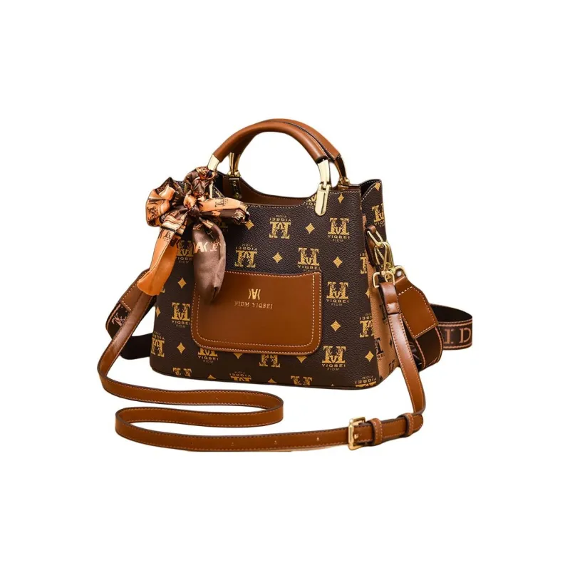 Weymond PU Handbag Shoulder Bag Crossbody Bag Backpack Women's Coffee/Earth Yellow-3