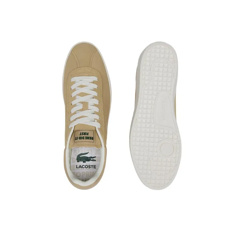 LACOSTE Low Top Skateboard Shoes Men's Brown-3