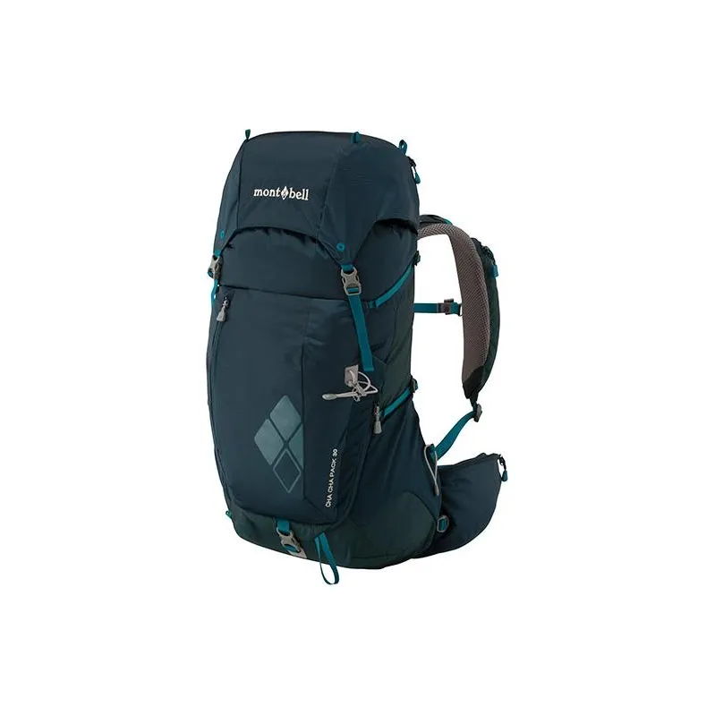 MONTBELL Nylon Outdoor Mountaineering Bag Backpack Regular Unisex Dark Green-0