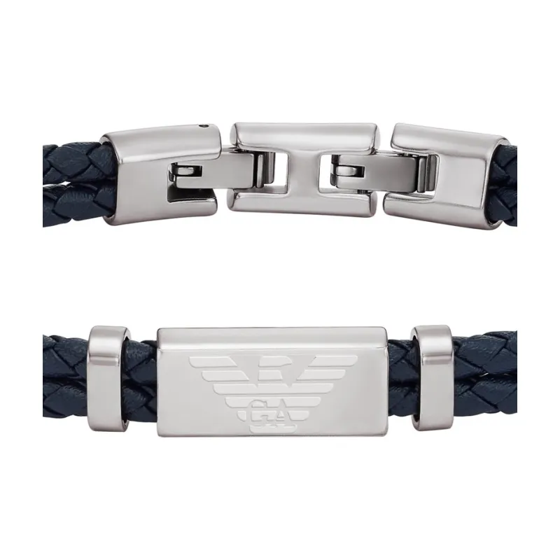 EMPORIO ARMANI Stainless Steel Bracelets Men's Black-1