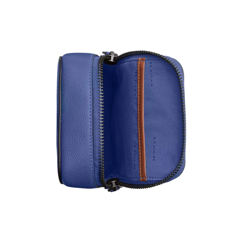 COACH Gotham Leather Shoulder Bag Crossbody Bag Mini Men's Blueberry-3